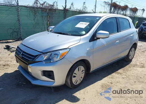 2024 Mitsubishi Mirage Es/Le z USA, uszkodzony, nr VIN ML32AUHJ1RH031897